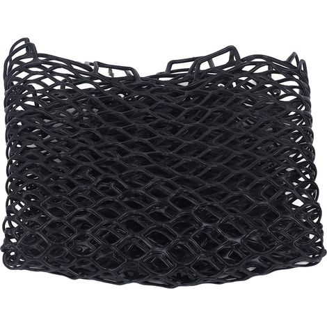 Lot de rechange de filet de pêche en caoutchouc, noir transparent, pliable, adapté à l'eau douce et à l'eau de mer, profondeur de 40 cm. (1/5)