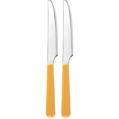 Excelsa coltelli Trendy acciaio inox giallo 2 pezzi