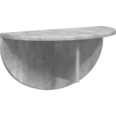 Étagère murale Étagère flottante Gris béton 48 x 24 x 24 cm Bois d'ingénierie (1/5)