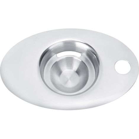 Séparateur d'oeufs, Séparateur d'oeufs en acier inoxydable Séparateur de blanc d'oeuf en céramique pour jaune d'oeuf, Gadgets de cuisine portables Outil de cuisson Blanc d'oeuf Facile à enlever Blanc (1/5)