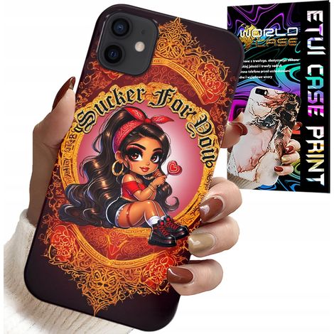 Funda para iPhone 13 mini - Funda de muñeca de moda con ventosa para ti + cristal (1/5)