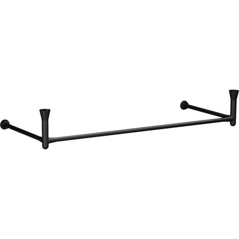 THE NEW YORKER construction murale articulée pour lavabo 120cm, noir mat