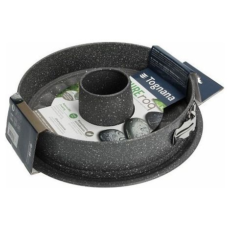Tognana Pure Roq, tortiera apribile 2 fondi Acciaio al carbonio 26x7 (1/2)