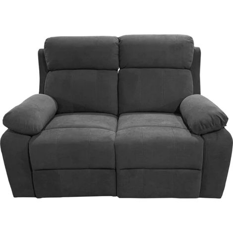 divano 2 posti bellahome "annika" con recliner manuale, 145x93x101 cm (1/4)