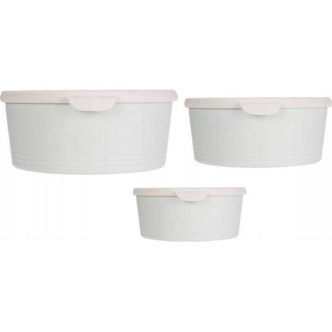 Accesorio de cocina excellent houseware 3 piezas hermético apilable (1/2)