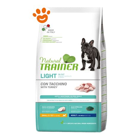 Trainer Natural Dog Light Adult Small & Toy Tacchino - Trainer Natural Dog Light Adult Small & Toy Tacchino - Sacco Da 7 Kg