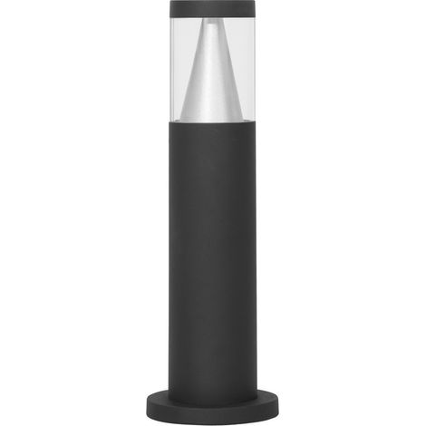 Merano Arrow 42cm Borne Extérieure Sandy Noir Aluminium Argent Aluminium, LED 8W 937Lm 3000K IP65