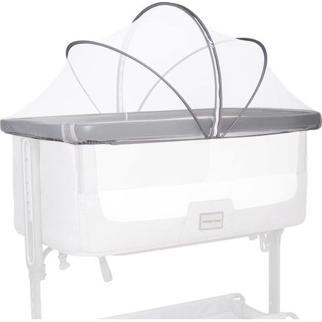 (Blanco, 96  55 cm) Mosquitera para cuna/cunas/cama de viaje/bolsa de viaje/cuna de bebé, tejido de malla fina, fácil de instalar. (1/5)