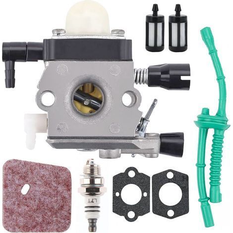 Kit Carburateur Stihl FS38, FS45, FS55 – Avec Joints, Bougie, Filtres – Débroussailleuse (1/4)