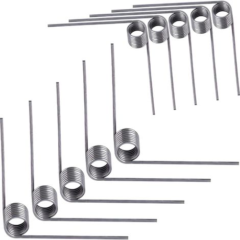10 Pièces Ressort de Torsion Ressort de Rappel Diamètre du Fil 0 5mm Diamètre Extérieur 5mm Angle 90° pour réparations à Domicile (1/5)