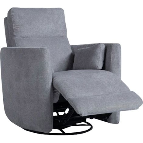 Home Heavenly® - Sillón relax MAY, tapizado de alta calidad con sistema de apertura y estructura resistente.  Color: Gris (1/4)
