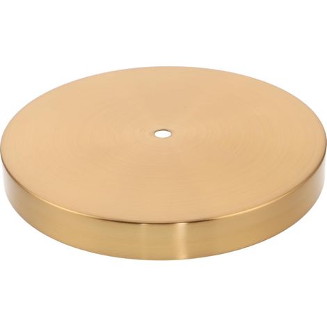 Pied de lampe table rond en fer doré 200 x 25 mm, support stable avec (1/5)