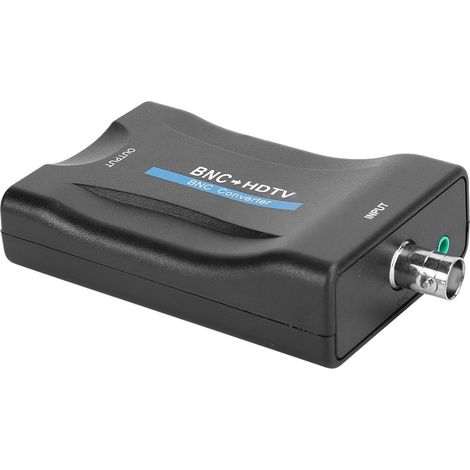 Adaptateur Convertisseur BNC vers HDMI Femelle CVBS BNC HDMI Connecteur Coaxial Coaxial Composite Entrée Audio Vidéo Analogique Sortie 1080P Crochet Caméra de sécurité (1/5)