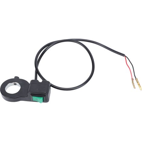 Motorrad-Scheinwerferschalter 22 mm, 2-adrig, Druckknopf, Ein/Aus, für Motorrad, ATV, Roller (1/5)