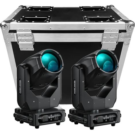 Flightcase, Construction robuste, Rembourrage en mousse EVA, Compatible avec les lumières à tête mobile 280W 10R, Compartiment de rangement organisé, Couvercle amovible à accès rapide (1/5)