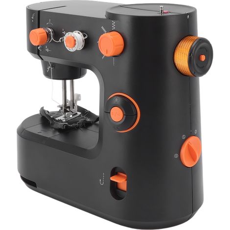 Machine à coudre portative multifonction 220V, légère et compacte pour débutants, famille et enfants, usage domestique, prise UE, 100-240V. (1/5)