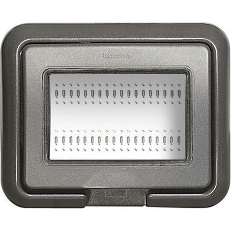 BTICINO 24603L - Coperchio Ip55 Da Incasso, Per Scatola 503E Di 3 Moduli  O Luna, Antracite - LivingLight (1/6)