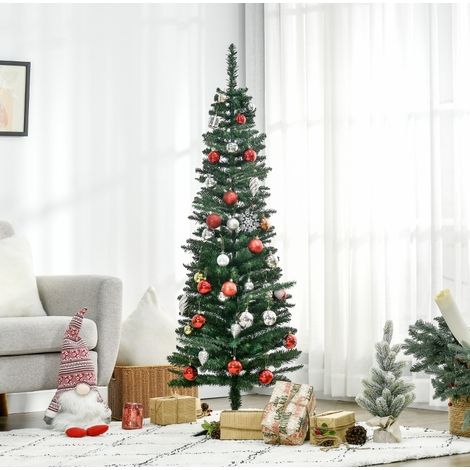 Künstlicher Weihnachtsbaum 150 cm Grün mit 294 Zweigen und stabilem Ständer (1/5)