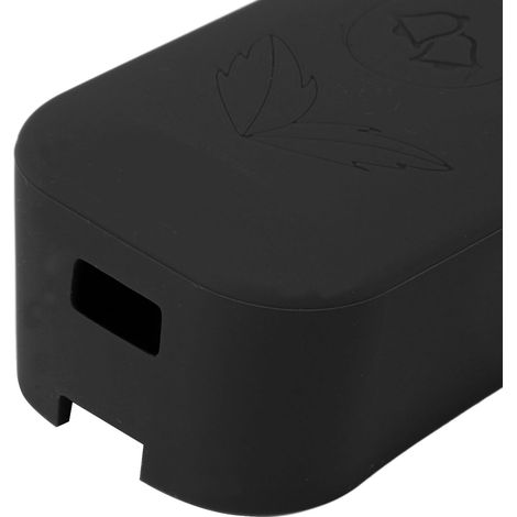 Ortviai Housse de protection en silicone pour sonnette sans fil Blink A363, étanche et anti-poussière, noir (1/4)