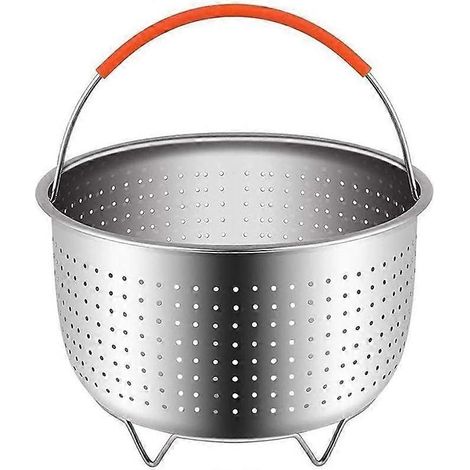 Panier vapeur pour autocuiseur instantané, panier vapeur en acier inoxydable pour casseroles (3 litres) (1/5)