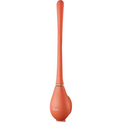 AquaForge 360° Cleaning Silicone Long Toilet Brush with Storage Holder and Quick Draining for Home Cleaning (1/5)