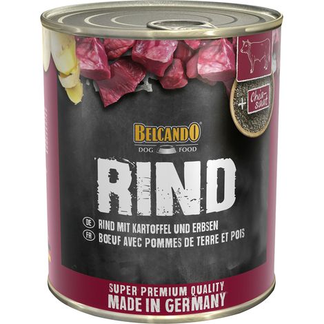 Belcando Hundenassfutter Adult getreidefrei 800 g Rind & Kartoffel Nassfutter
