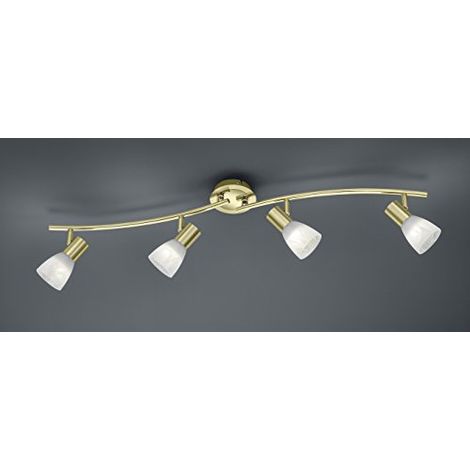 Faretto soffitto LEVISTO oro/bianco Trio 4xE14 dimmerabile (1/3)