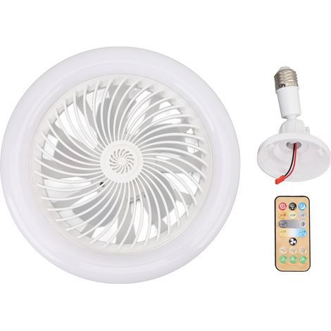 Geräuscharme 30-W-LED-Lüfterlampe mit Fernbedienung, kompaktem Design und blendfreier Beleuchtung (1/5)