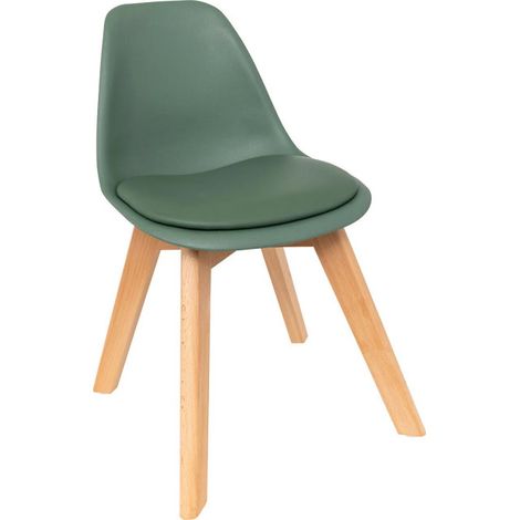 Chaise Enfant Mini "Baya" 55cm Vert (1/3)