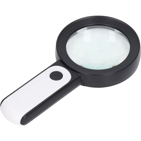 Loupe de poche ultra-légère 30X avec lentille optique HD et lampe LED pour la lecture en noir et blanc (1/5)