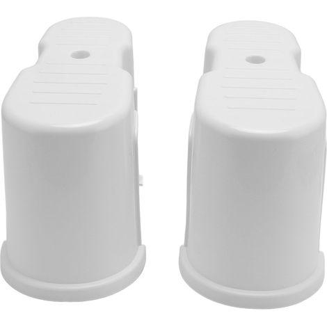 Tabouret de toilette en plastique gain de place, support stable et épais, marchepied pour salle de bain (1/5)