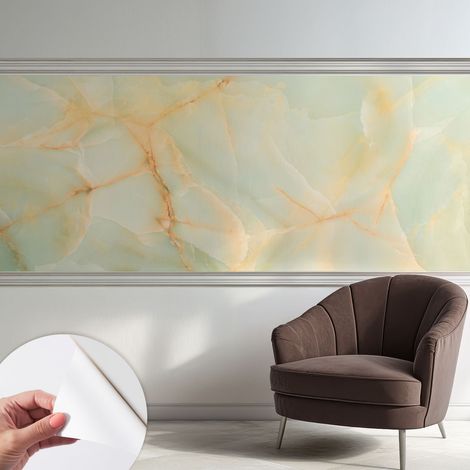 Carta da parati autoadesiva - Fotomurale adesivo - soggiorno moderno - resistente - Eleganza del marmo 250x104 cm (1/5)