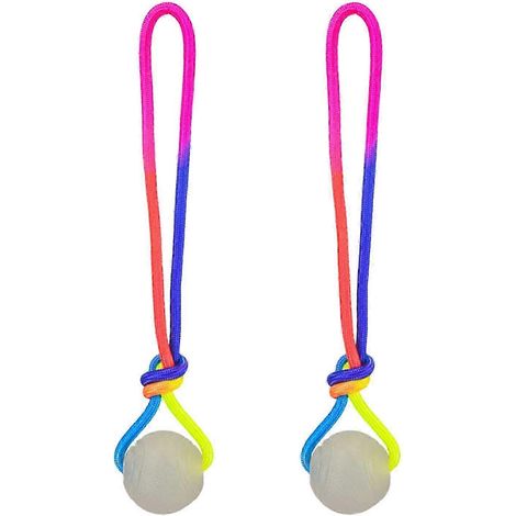 Balle résistante aux mâchouillages et à haute élasticité, jouet pour chien avec LED lumineuse clignotante, encourageant l'exercice de morsure et l'entraînement à l'obéissance. (1/5)