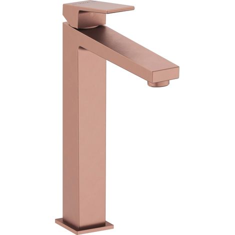 Vitra Minimax Square Tall Basin Mixer Tap - Brushed Bronze