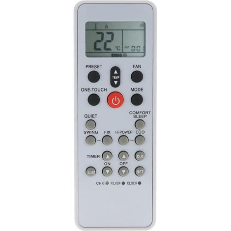 Télécommande - Pour Climatiseur Toshiba - Modèle WC-L03SE - Remplacement Original - 1 Pièce (1/5)