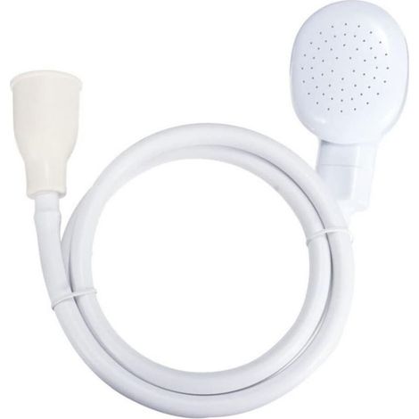 Douchette de lavabo portable sans marque modèle universel flexible en caoutchouc blanc 1,3m pour nettoyage animaux et maison (1/5)