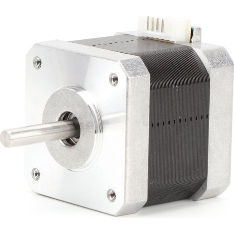 Moteur pas à pas biphasé Nema 17 24 V/1,5 A, couple de 0,4 Nm, angle de 1,8°, pour commande industrielle (1/5)