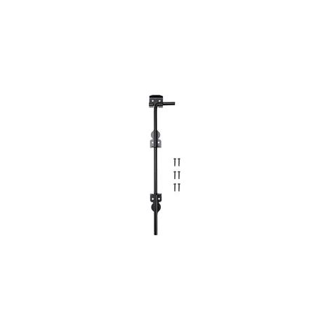 Boulons carrés portables et robustes de 30,5 cm pour double porte en bois, patio, usage quotidien, clôture et portail de jardin