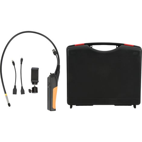 Endoscope industriel HD LED, caméra d'inspection flexible avec power bank, coloscope orientable pour moteur auto et équipement industriel, tuyauterie et diagnostic mécanique (1/5)