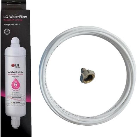 Filtre à eau externe pour réfrigérateur américain – Lot de 2 cartouches filtrantes – Compatible LG – Référence 5231JA2003A