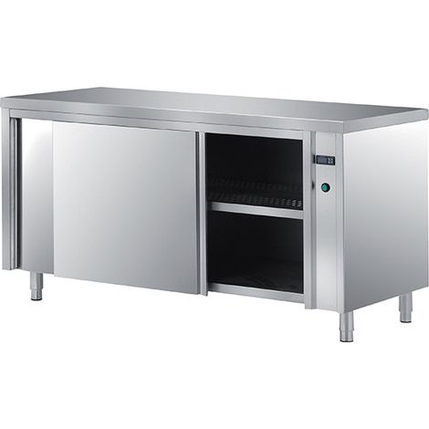 MEUBLE ETUVE INOX 304 ADOSSE PORTES-L2G