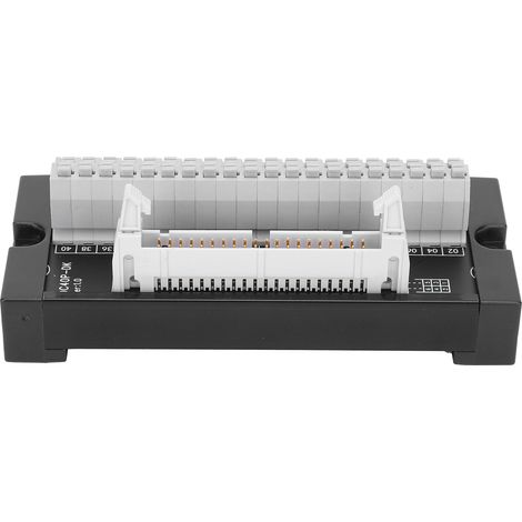 Bloc de jonction 40 broches pour rail DIN avec connecteur adaptateur IDC40PDK pour contrôle et commutation (1/5)