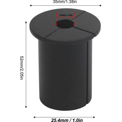 Ortviai Kit de gestion de câbles Starlink – 10 embouts étanches en silicone noir pour passage murale, 25,4 mm (1/4)