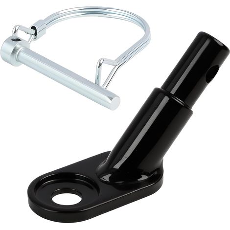 Enganche universal para remolque de bicicleta con pasador de seguridad, soporte de acero aleado para remolque de bicicleta, fácil de instalar y duradero, conducción estable. (1/5)