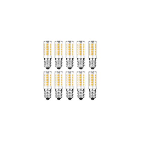 Lot de 10 Ampoule LED E14 - Blanc Chaud 3000K - 5W Equivaut à Ampoule Incandescente 50W - 500LM Non-Dimmable (1/5)