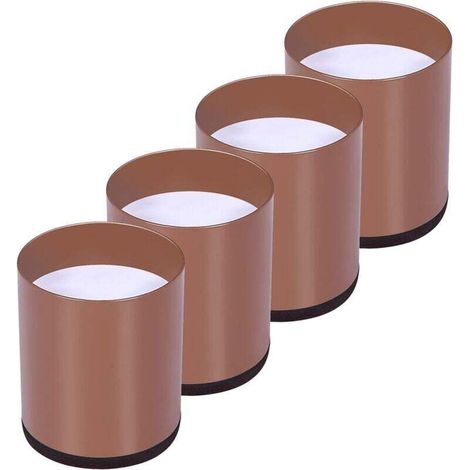 Bettbeinerhöhungen, 4er-Set aus Karbonstahl, Möbelerhöhungen erhöhen die Höhe um 5 cm, Triomphe, Tisch-, Stuhl- oder Sofaerhöhungen, platzsparend für Büro und Bett (1/4)