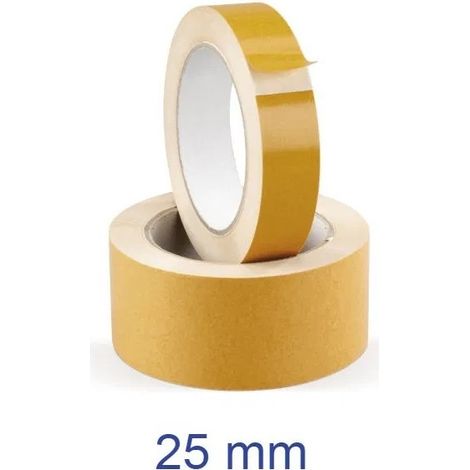 Doppelseitiges Polypropylenband 25 mm x 25 m