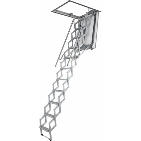 Scala retrattile elettrica a soffitto - Dimensioni del foro : 70x110cm - ELEC70/110-300 (1/5)