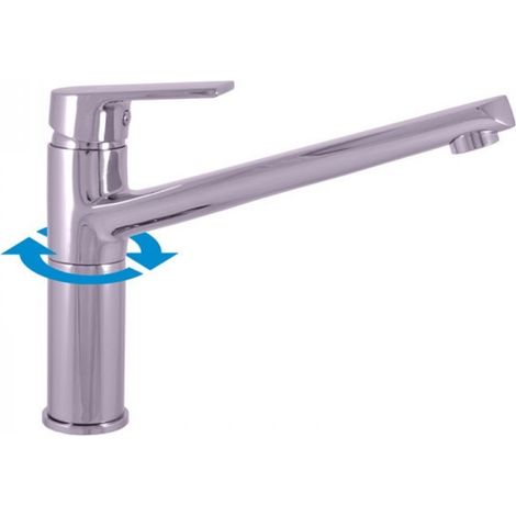 Mitigeur évier haut pivotant COLORADO en laiton chromé H.19,4 cm (1/2)