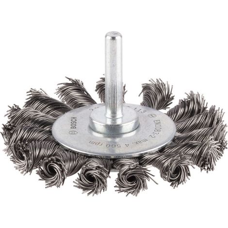 Bosch Brushing PRO Metal heavy Wire Wheel Straight Shank 75 x 0.5 mm 2608622113 (1/4)